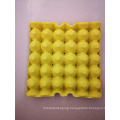 Disposable Pulp egg tray chicken egg cartons 30 holes yellow color